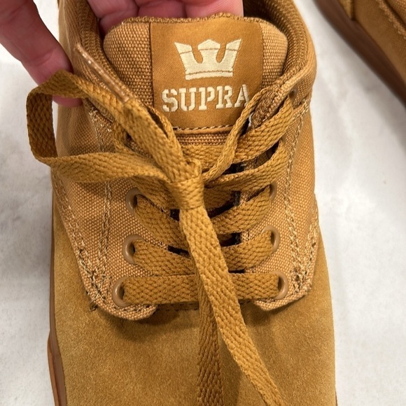 Supra Chino 08051-278-M Men's Brown Suede Lace Up Skate Sneakers Shoes Size 9 - Picture 12 of 16